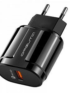 Зарядное устройство для телефона, Быстрая зарядка 20W адаптер QC 3.0 Орбита OT-APU28 Черный